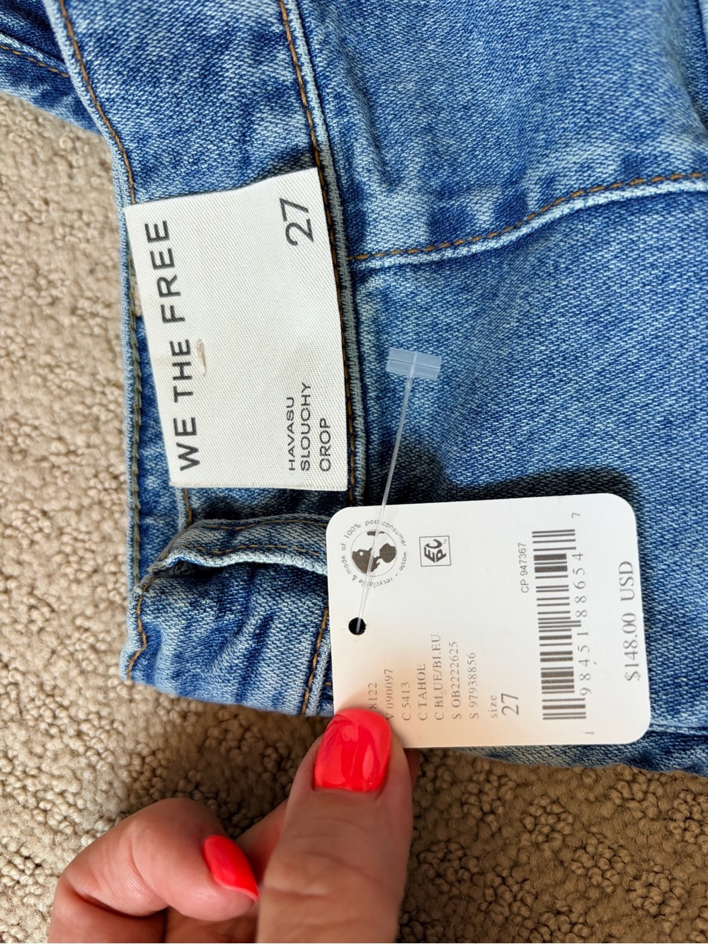 We The Free Havasu slouchy crop size 27 - Picture 4 of 4